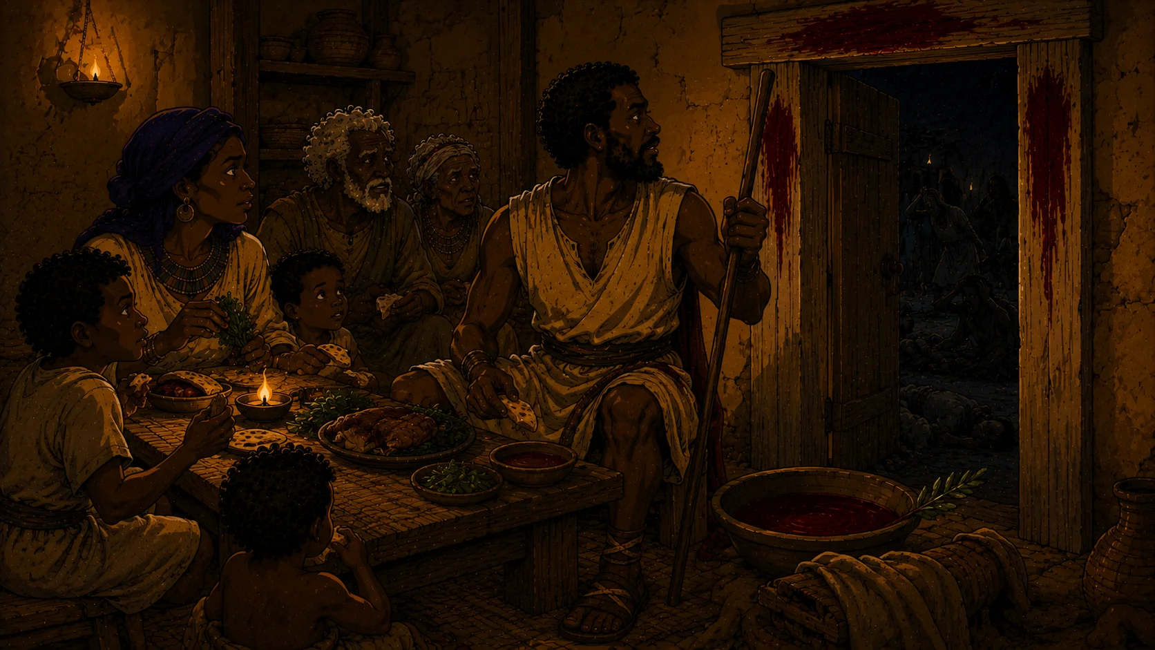 The Death Passes Over — The Night of the Protected — Exodus 12:29–42
